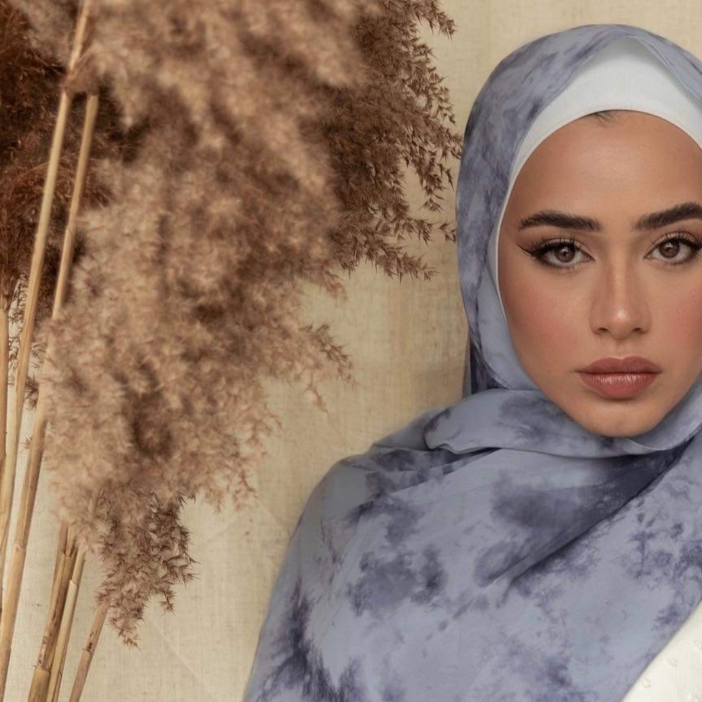 Culture Premium Chiffon Hijab Scarf Tie Dye